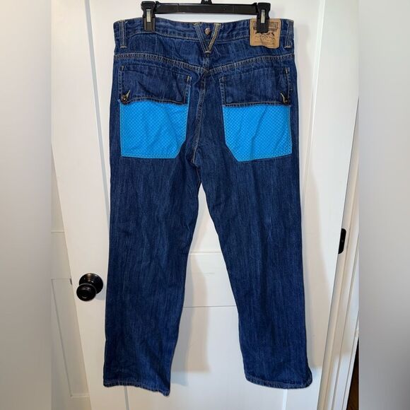 Relaxed Fit Blue Denim Jeans - Picture 2 of 7